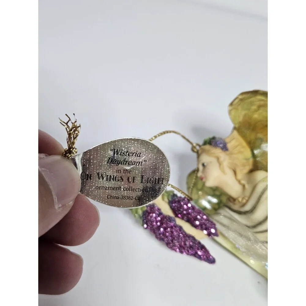 Ashton Drake Wisteria Daydream Angels Glowing Garden Heirloom Fairy Ornament